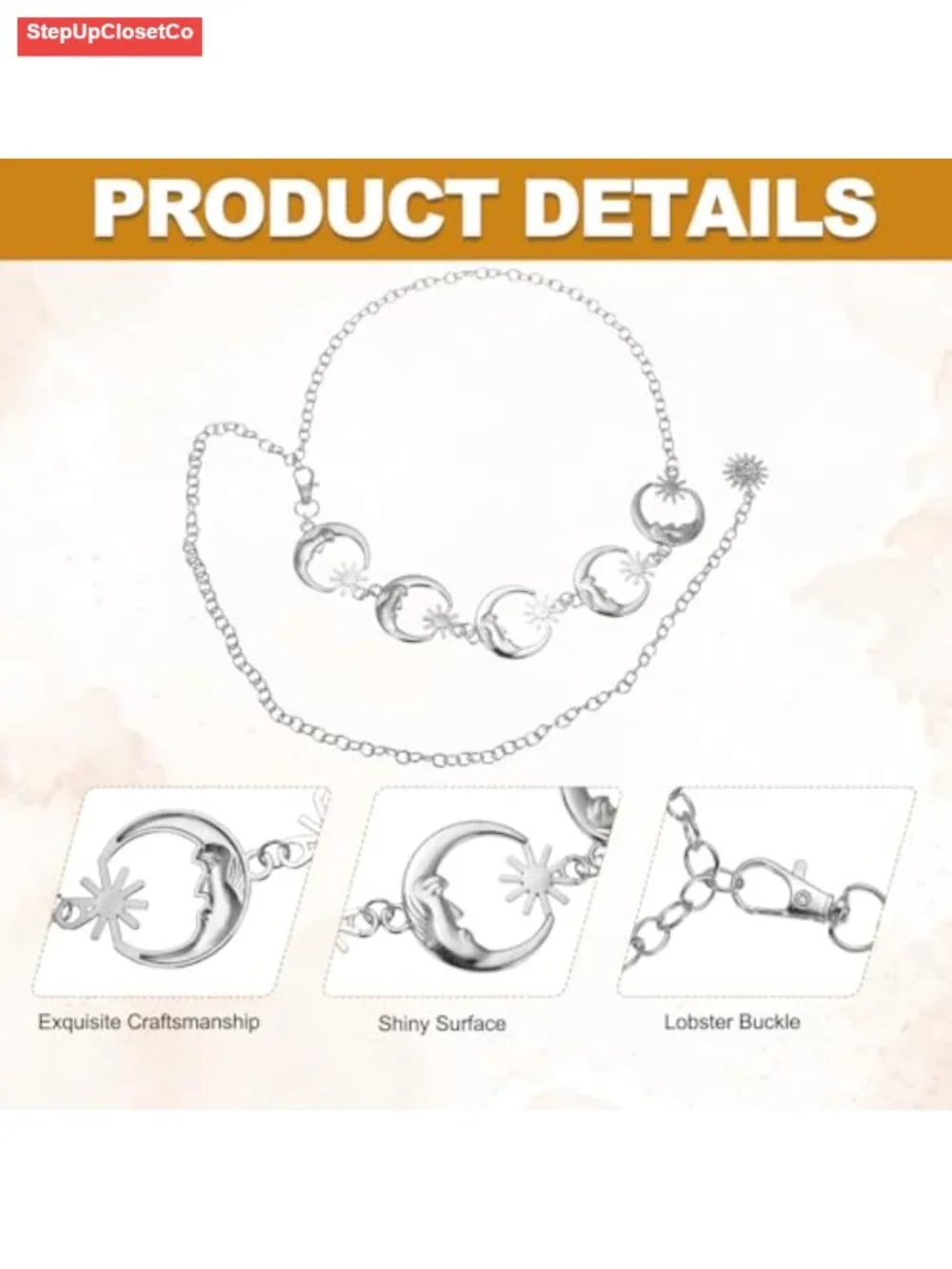 Adjustable Metal Waist Chain Belt for Women Dresses Skirts Jeans